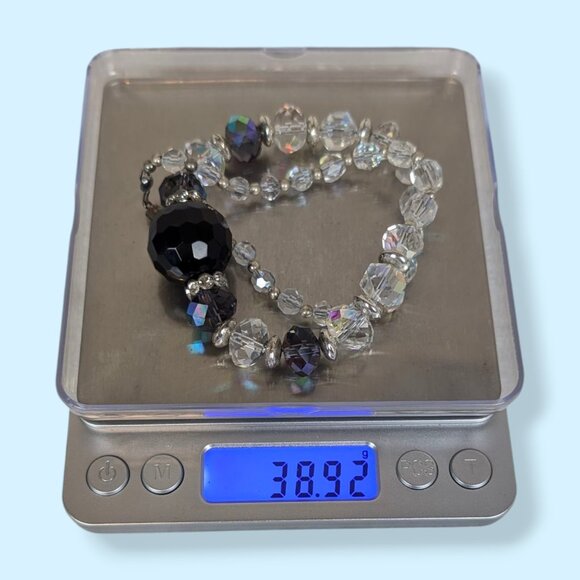 V. AB Crystal Choker Necklace - Picture 5 of 5